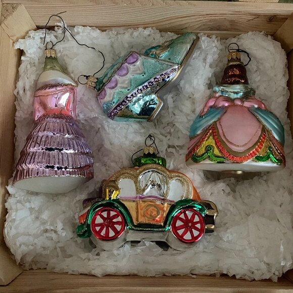 Polonaise Kurt S. Adler Cinderella Christmas Ornament set Wo… - Picture 2 of 10